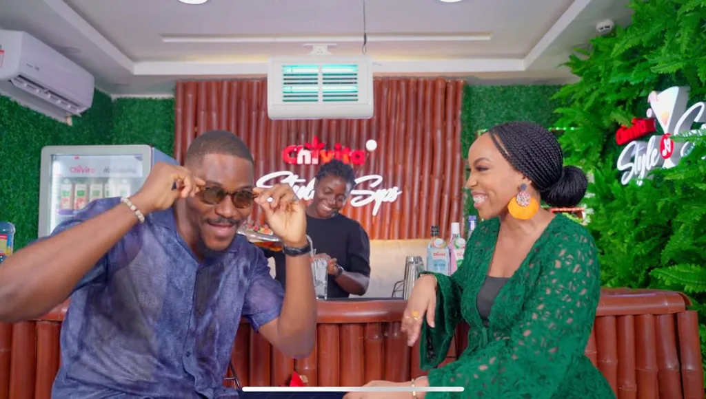 Style N’ Sips: a host laughs with a guest