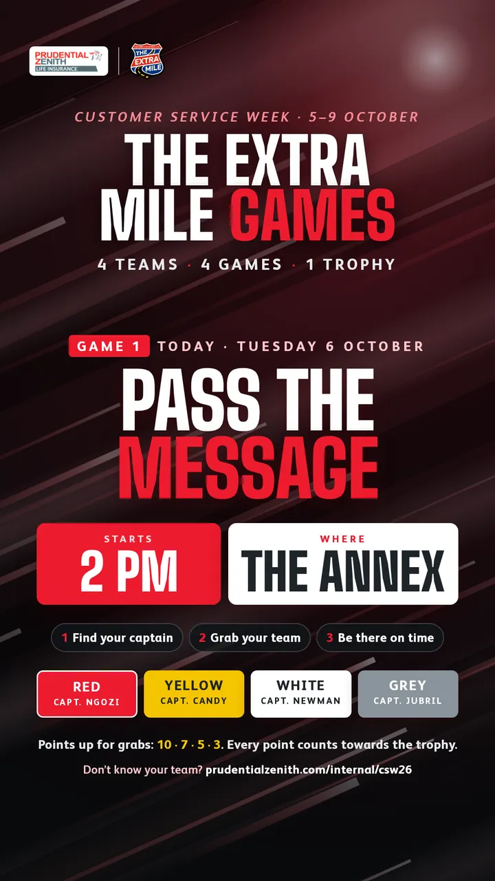 Game-day card: Pass the Message