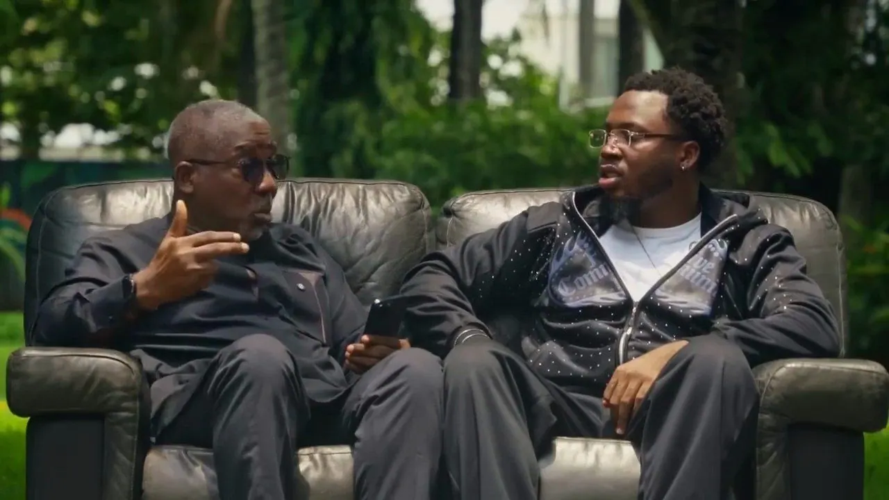 Oba and his dad in conversation about money